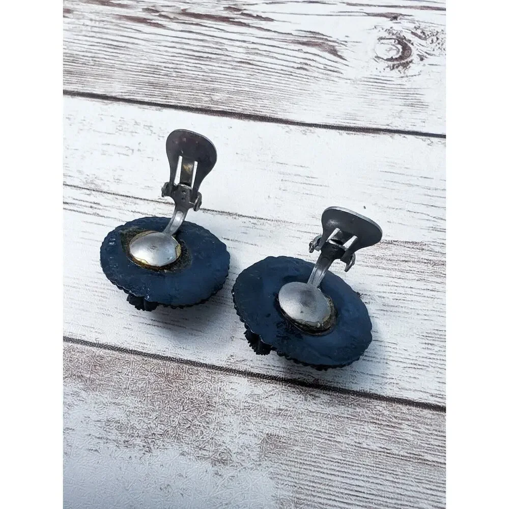 Vintage Clip On Earrings - 1